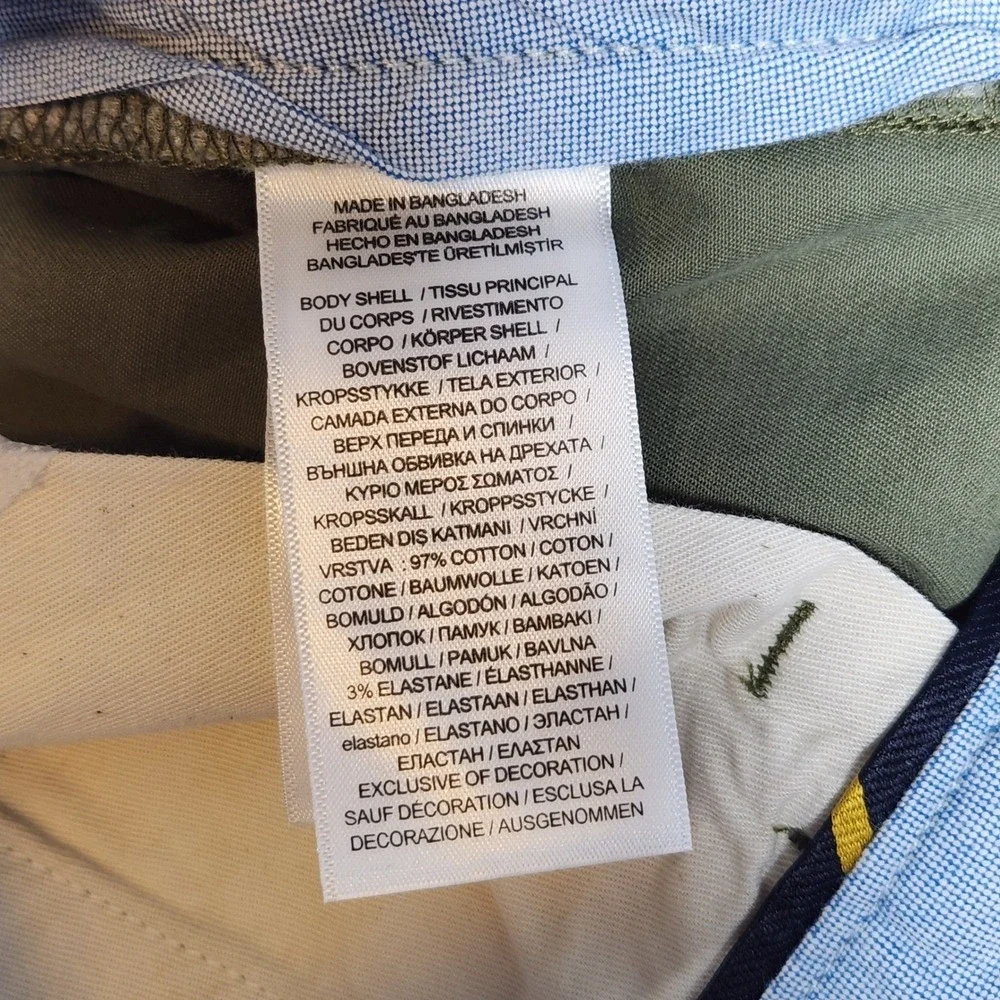 Polo‎ Ralph Lauren Stretch Straight Chino Pants Olive Green 34x30 (Fits 36x29 NW
